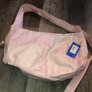 Adidas Originals 100% Polyester Crescent Crossbody Color Sandy Pink NWT